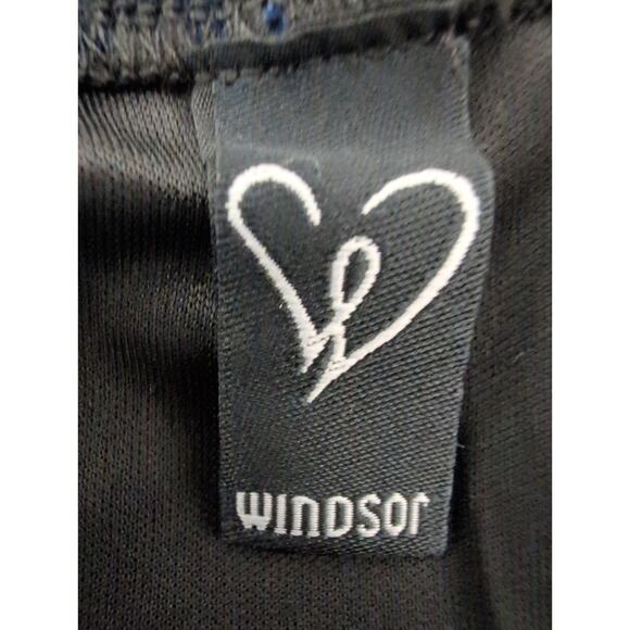 VTG Y2K Burnout Velvet Floral Open Back Bodycon Mini Dress Medium Whimsigoth - Picture 4 of 5